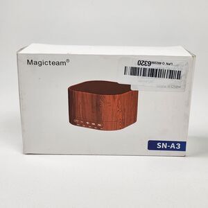 Magicteam White Noise Machine Wood Grain Sleep Sound Machine Timer